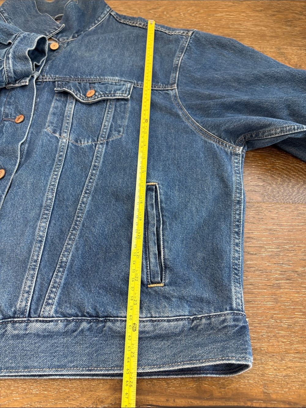 RARE Gap x DÔEN Oversized Icon Denim Jacket Jean Blue XL Like New NWOT - Picture 15 of 16